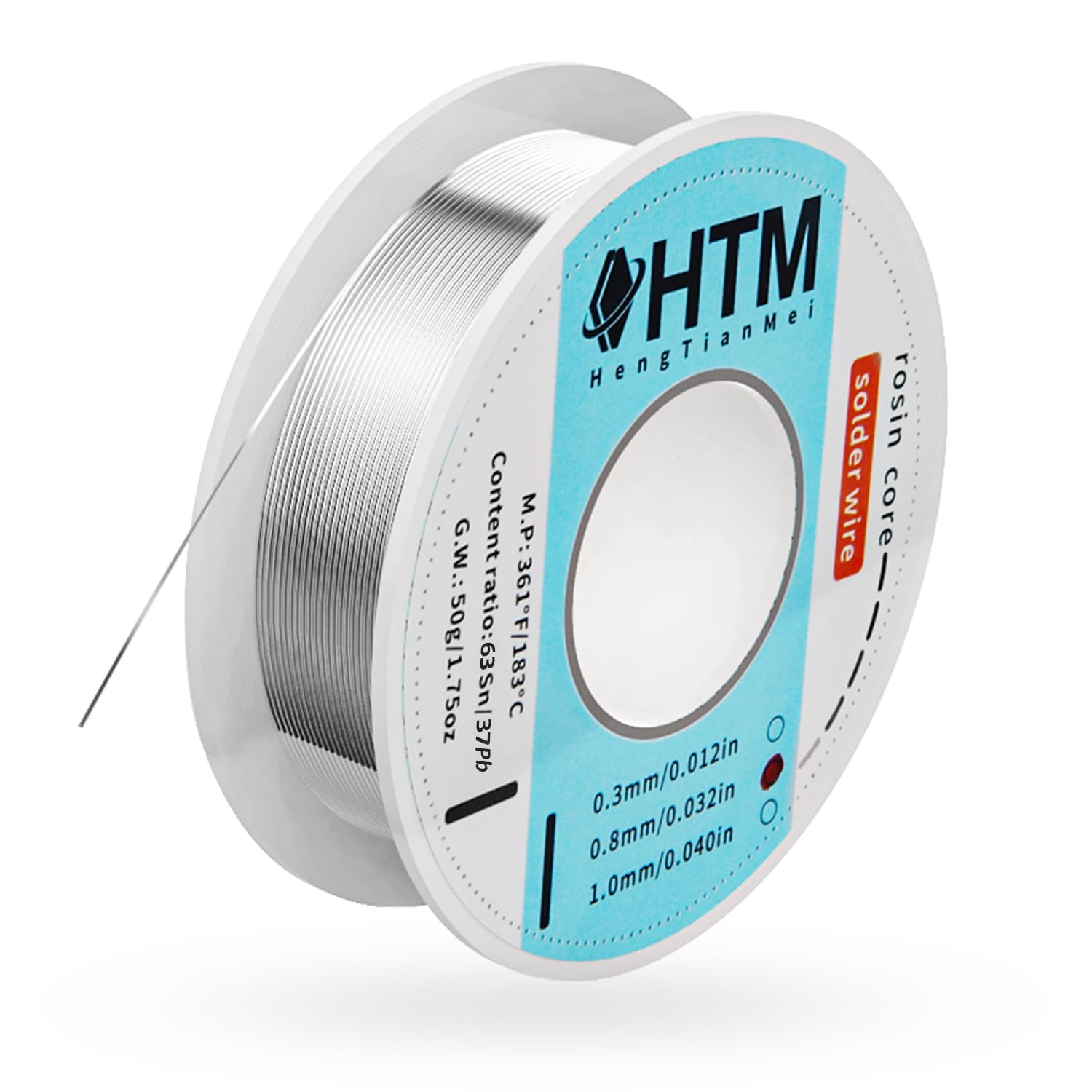STORM製　MIX 14ポンド HengTianMei Tin Lead 63/37 Rosin Core Low Temp Solder Wire For